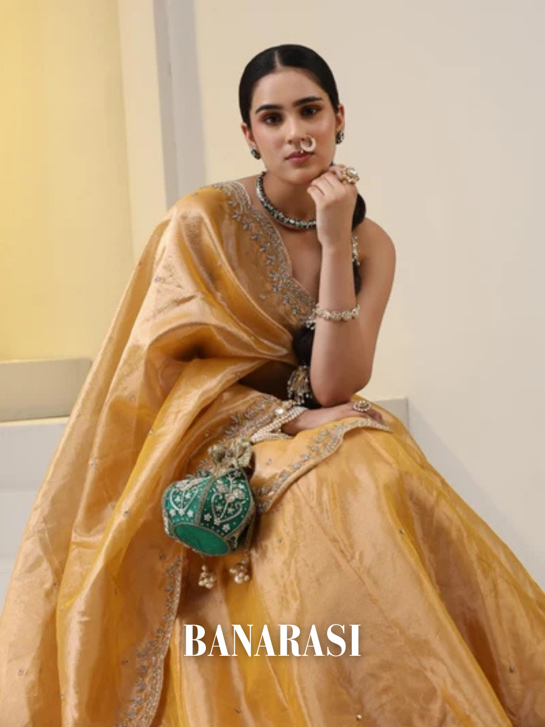 How to Wear and Style a Banarasi Saree Perfectly