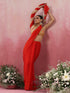 Duperstar Red Zari Chiffon Saree