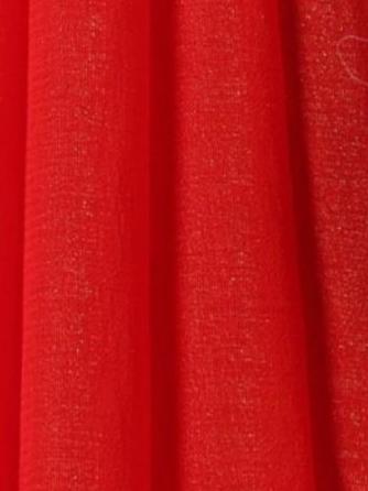 Duperstar Red Zari Chiffon Saree