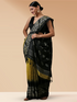 Pure Linen Henna & Woven Big Border Handloom Saree