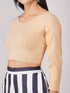 Women's ComfortEase 4-Way Stretch Nude Long Sleeve Blouse