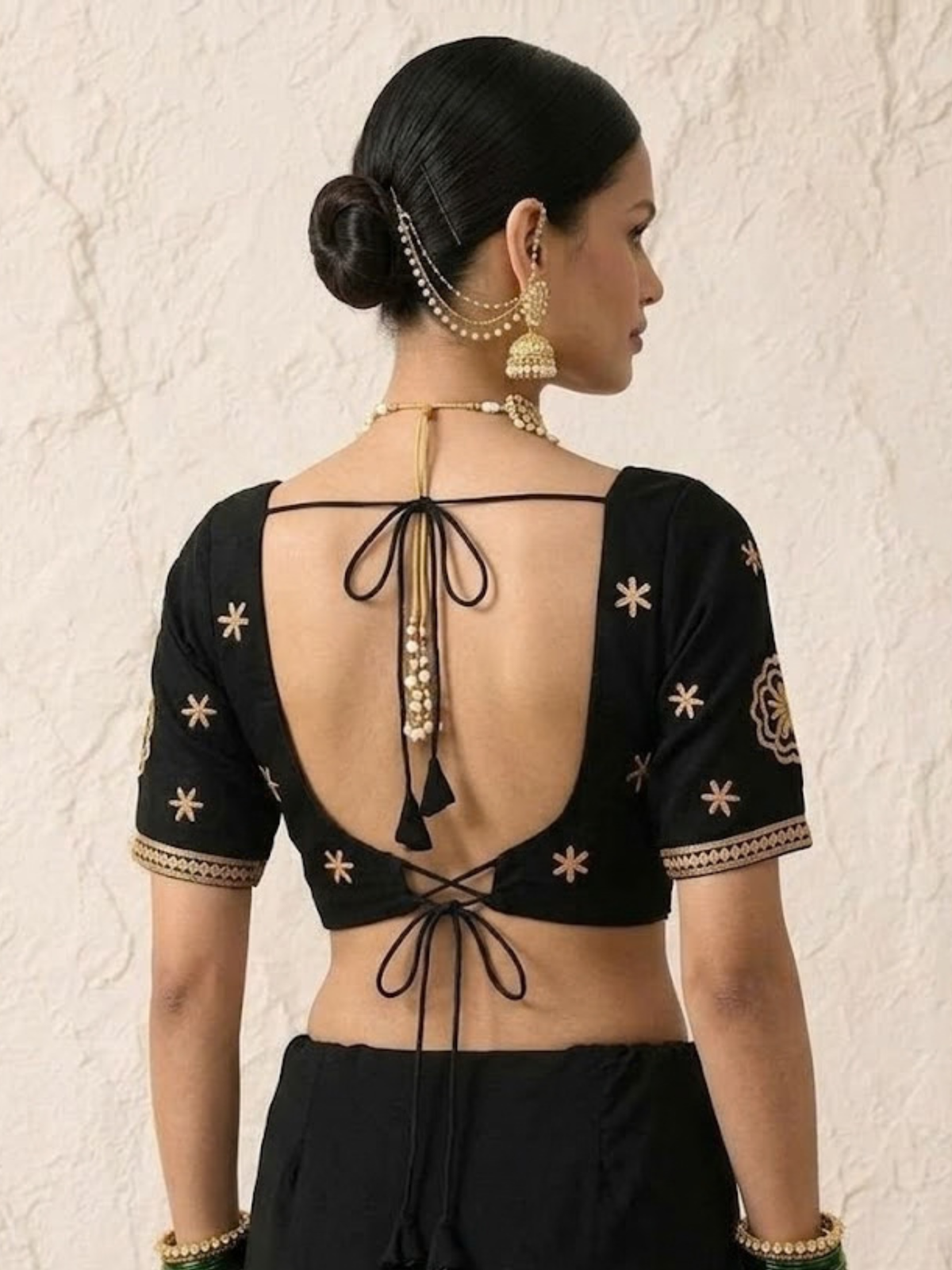 Black Aangi Blouse