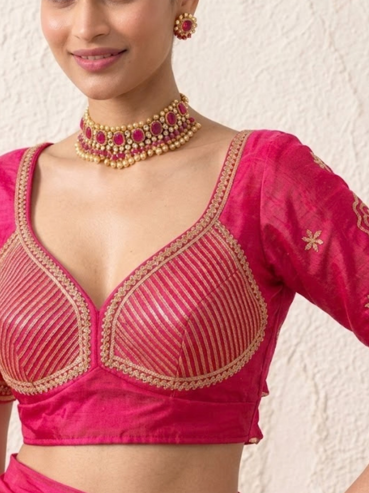 Fuschia Aangi Blouse