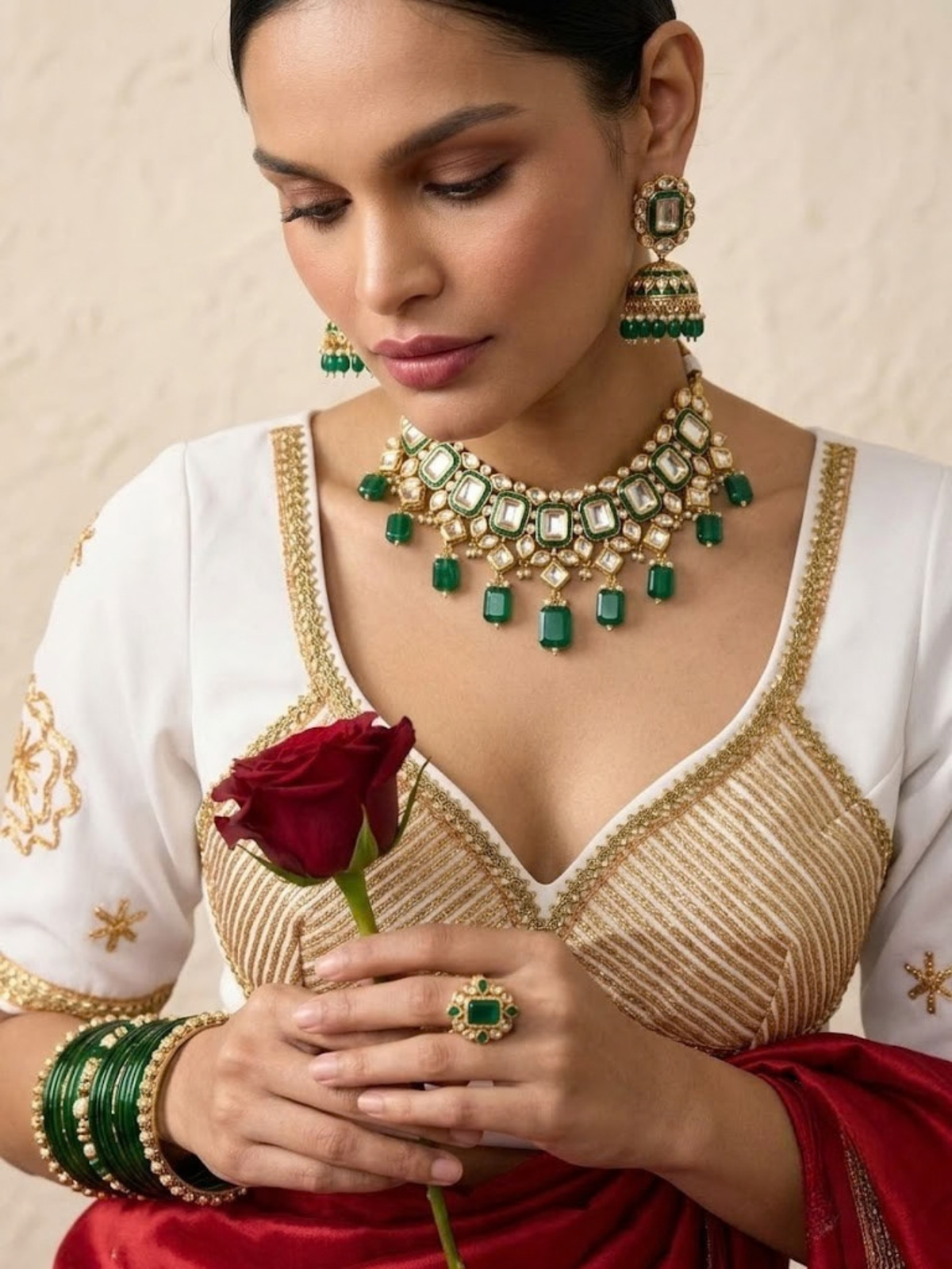 White Aangi Blouse