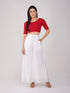 Women's ComfortEase 4-Way Stretch Red Short Sleeve Blouse