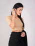 Women's ComfortEase 4-Way Stretch Nude Short Sleeve Blouse