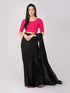 Women's ComfortEase 4-Way Stretch Fuchsia Short Sleeve Blouse
