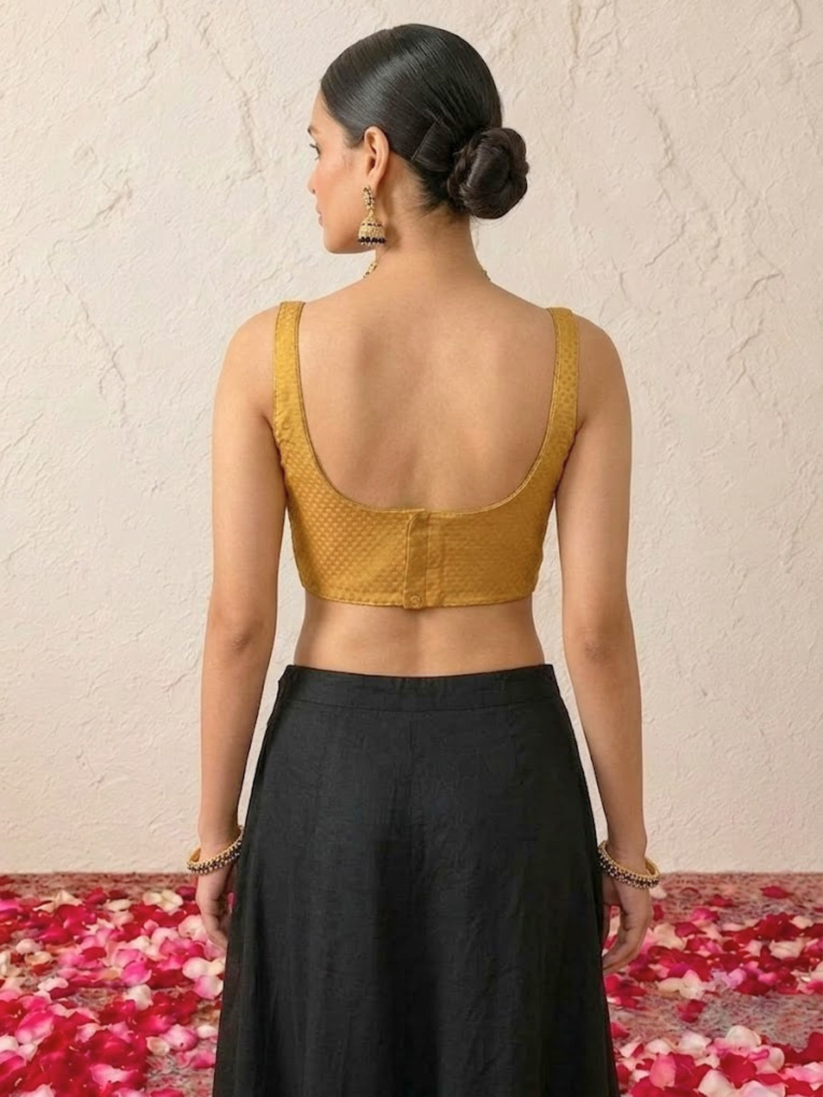 Pink and Tangerine Ulta Pulta Reversible Silk Blouse