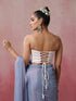 Irridescent Sequin Corset Blouse