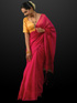 Rani Sequin Cotton Saree With Self Blouse Fabric