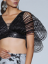 Blouse - Black Impressions Net