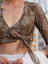Knotty Mustard Blouse