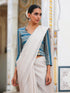 Blue & Yellow Angrakha Blouse