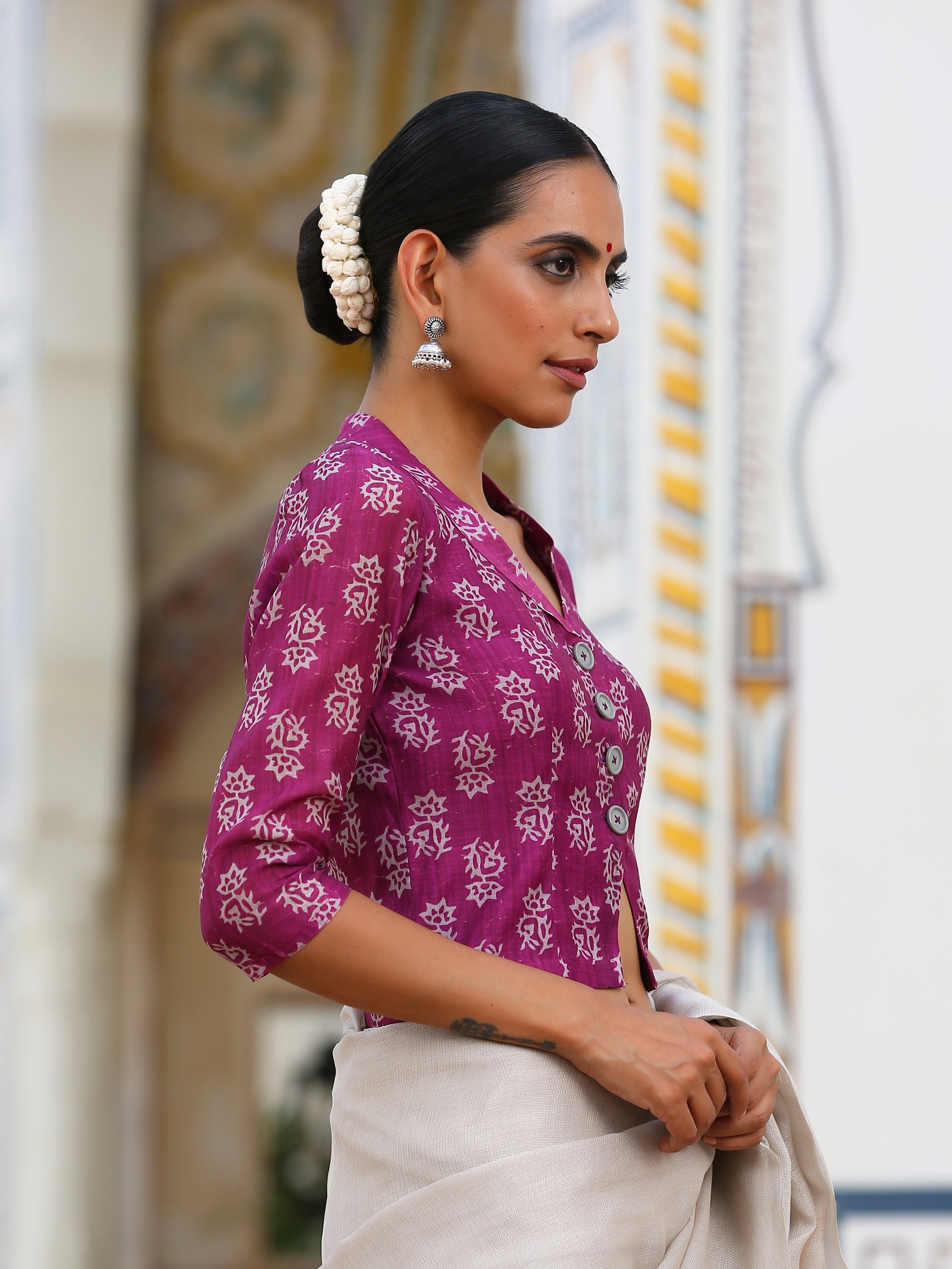 Mulberry Flower Blouse
