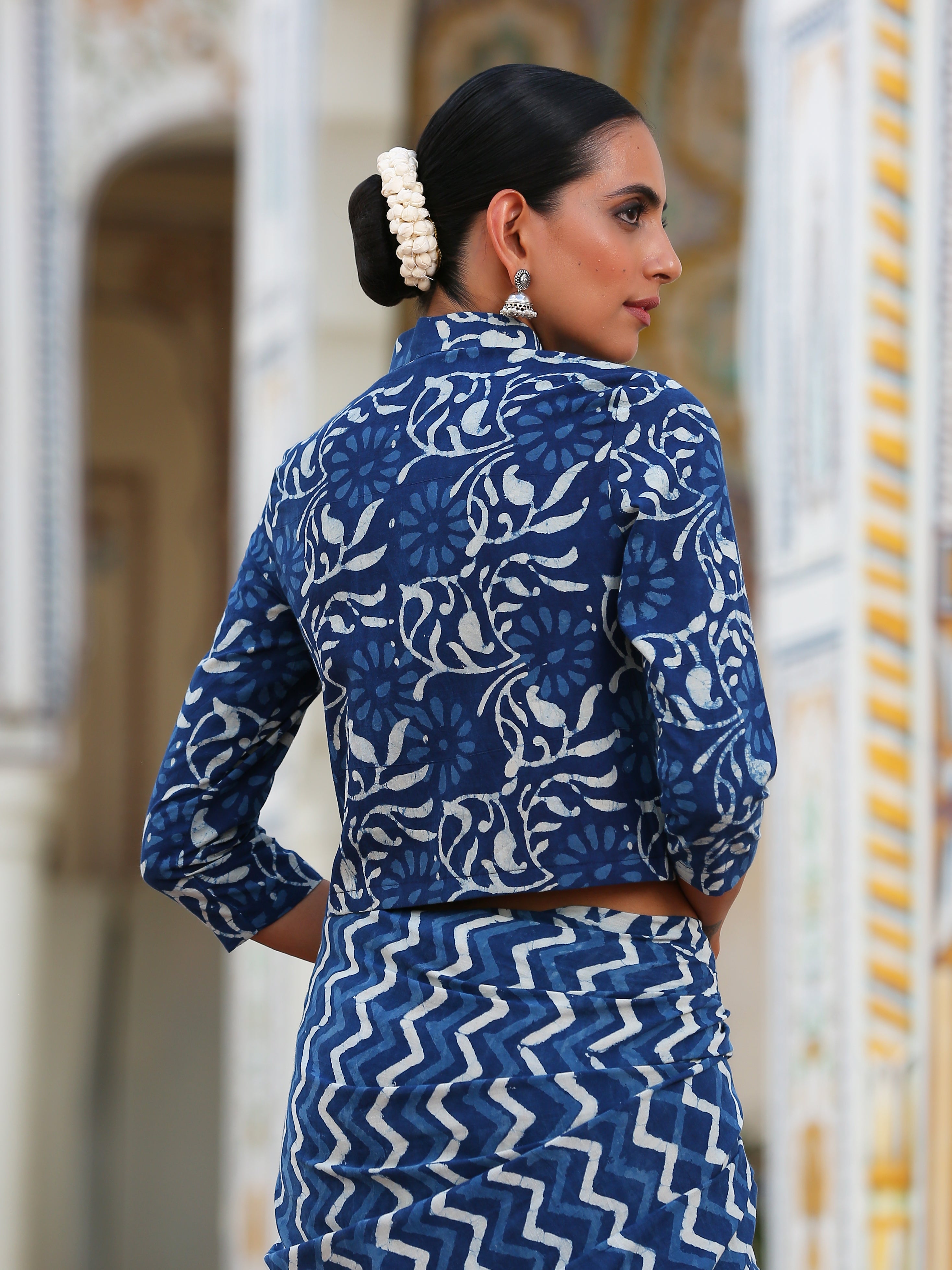 Indigo Indulgence Blouse