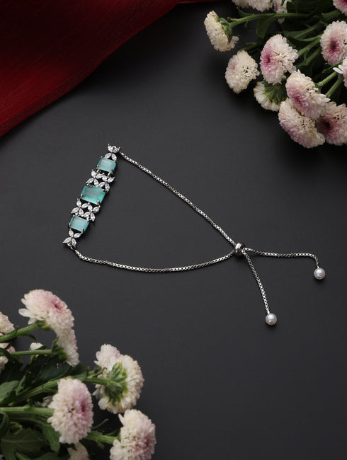 Aqua American Diamond Bracelet