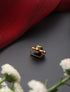 Green Color Kundan Nose Pin