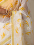 White Hand Painted Kota Saree with Blouse Fabric