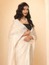 Mother of Pearl White Gold Chiffon Saree