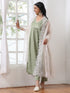 Women’s Cream Cut Work Edge Organza Dupatta | 1 Pc, Cut Work Embroidery, Festive Party Wear