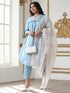 Women’s Cream Cut Work Edge Organza Dupatta | 1 Pc, Cut Work Embroidery, Festive Party Wear