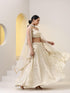 Enchanting Pure Silk Tissue Beaded Lehenga with Net Dupatta and Blouse Fabric