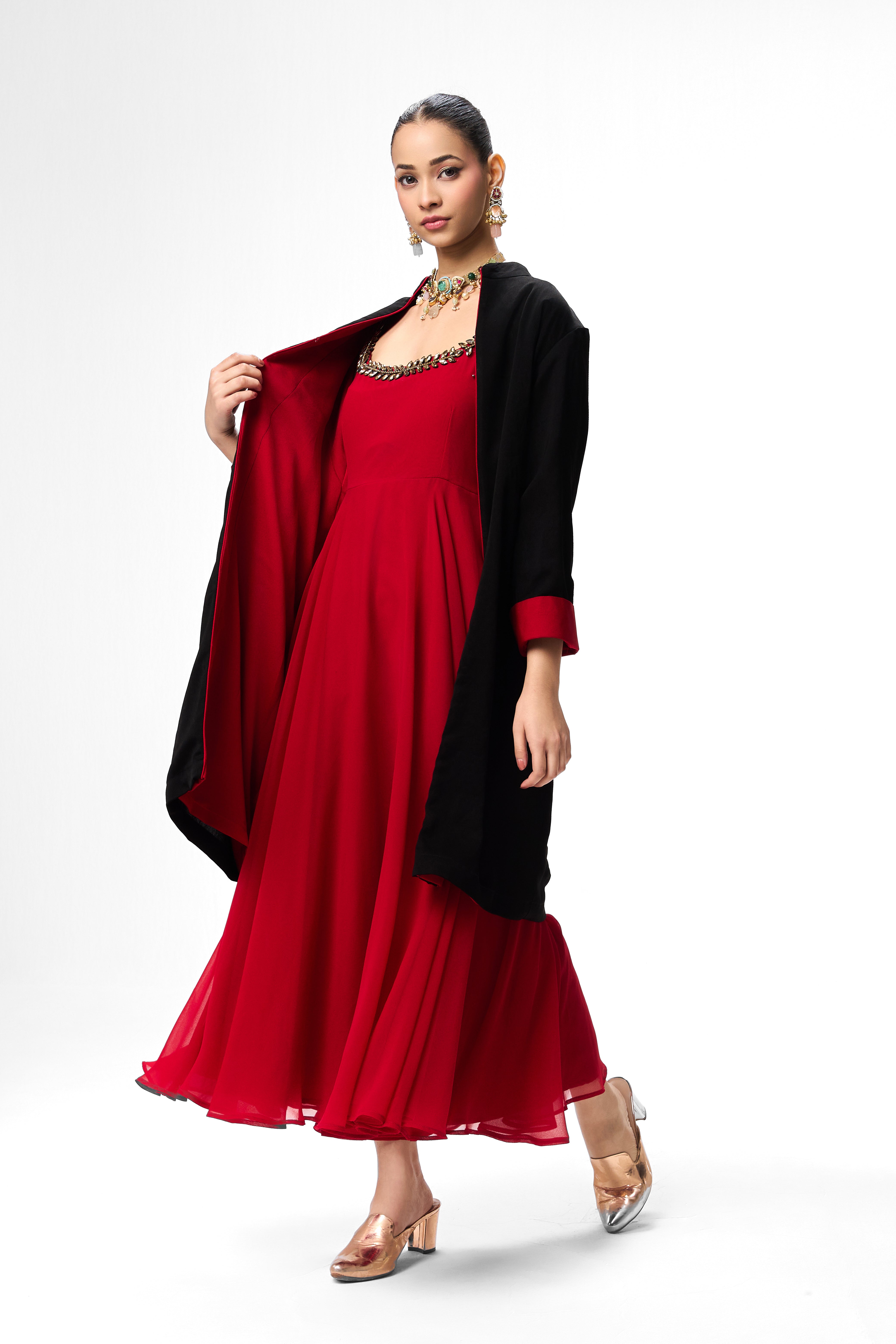 Black Korean Velvet Jacket