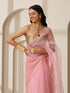 Pink Cloud Organza Saree