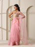 Pink Cloud Organza Saree