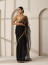 Black Cloud Organza Saree