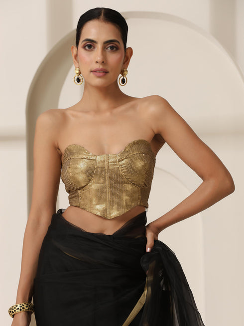 Gold Corset Blouse