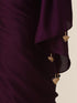 Purple Rain Satin Saree with Blouse Fabric
