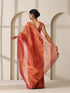 Rani Copper Banarasi Tissue Saree with Blouse Fabric