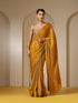 Blue Phoenix Dual Shade Chiffon Saree with Self Blouse Fabric