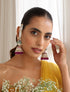 Purple Color Meenakari Kundan Earrings