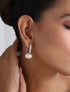 Pearl Diamond Drop Earring