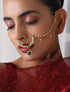 Green Color Nose Nath
