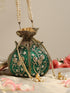 Green and Gold Potli Bag