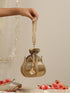Gold Flower Potli Bag