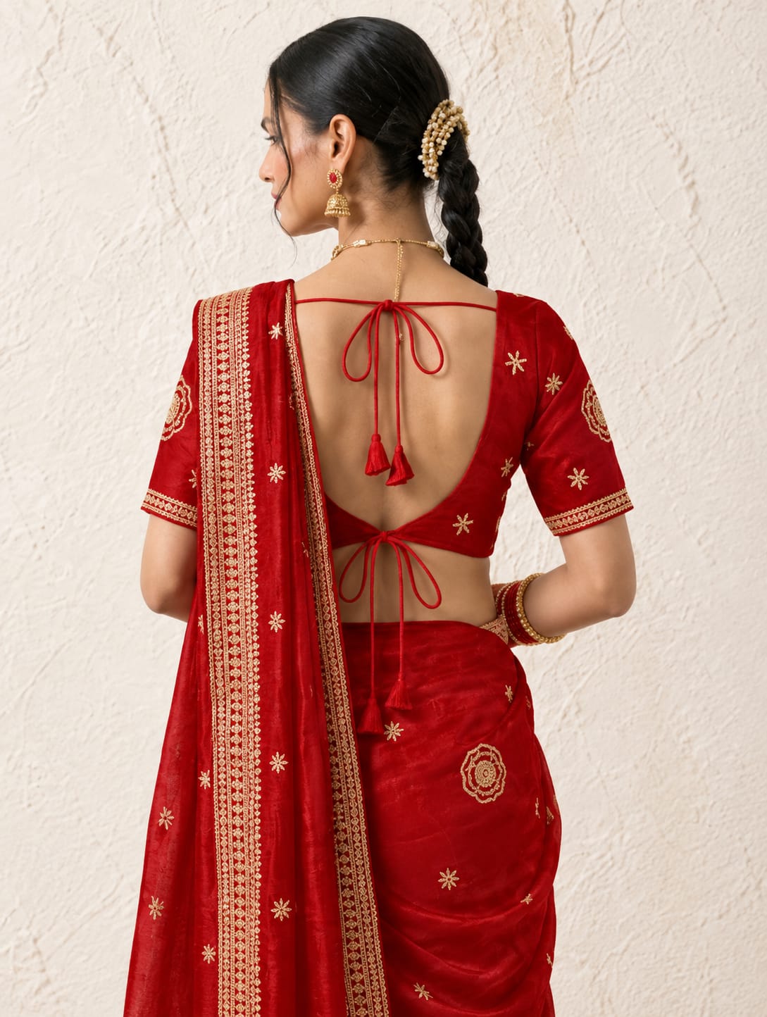 Red Aangi Blouse