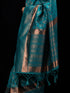 Vishesh Firoza Saree with Blouse Fabric