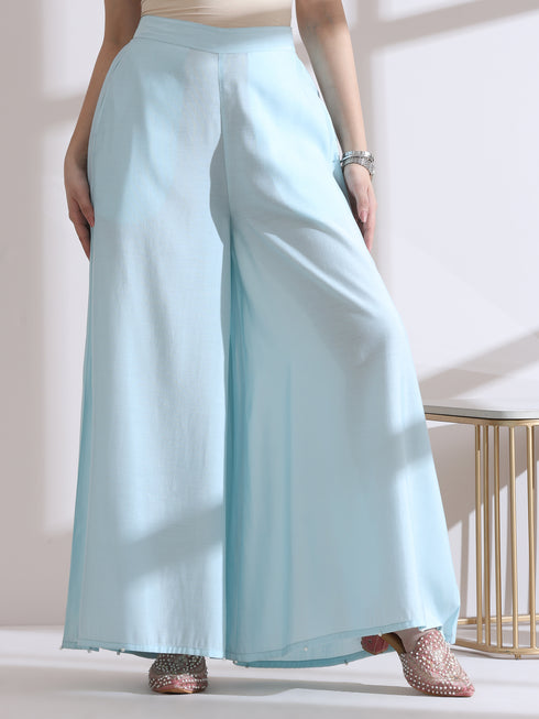 1 Pc Airskin Light Blue Palazzo Pant