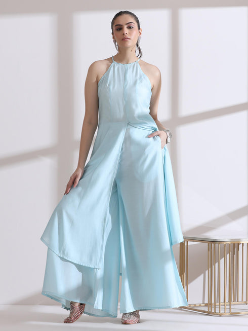 1 Pc Airskin Light Blue Palazzo Pant