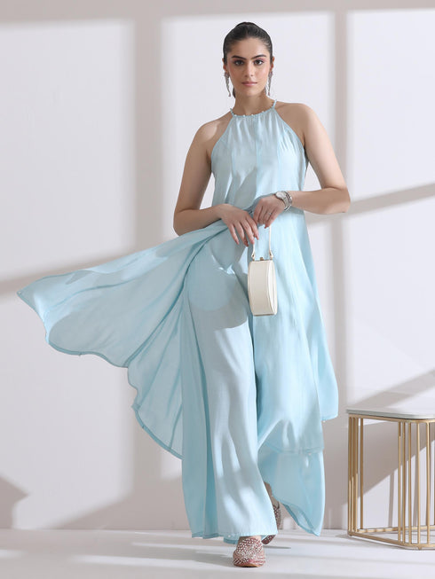 1 Pc Airskin Light Blue Palazzo Pant