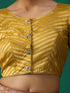 Mustard Kundan appliques Short Sleeve Blouse