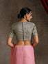 Blouse - Grey Jacquard