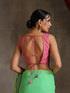 Blouse - Pink Jacquard Sleeveless