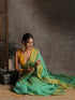 Blouse - Yellow Embroidered with Sequins Sleeveless