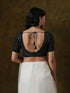 Blouse - Black Jeweled Embroidered Blouse