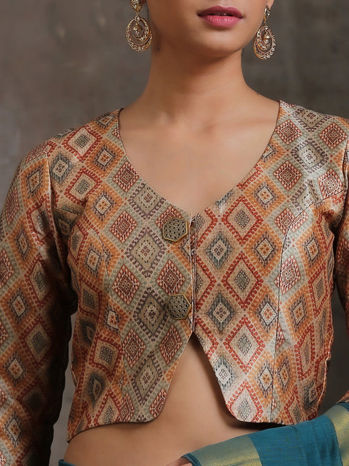 Blouse - Diamond Print Blouse